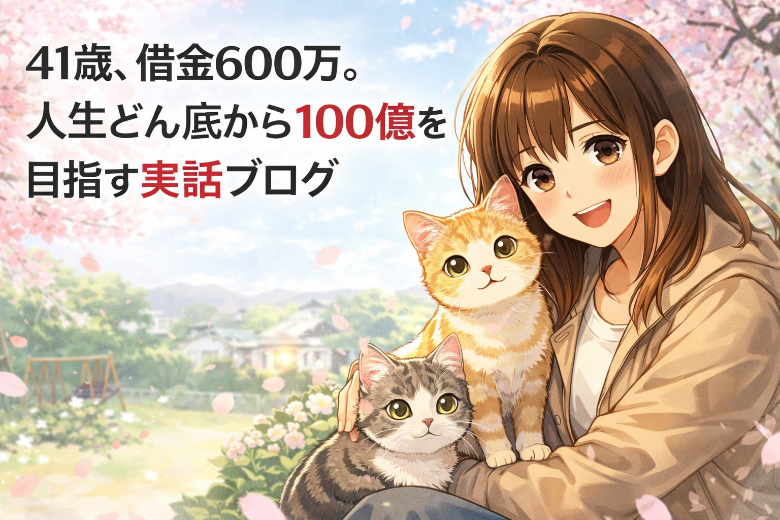 41歳、借金600万。人生どん底から100億を目指す人生再生ブログ